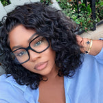 10" Water Wave 6*4 No Slip Bob Wig