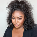 Myfirstwig 10” Water Wave 13x6 HD Bob Lace Wig
