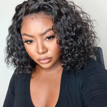 Myfirstwig 10” Water Wave 13x6 HD Bob Lace Wig