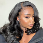 Sunber 200% Density Effortlessly Feathered Hairstyles 13x4 Pre Cut Lace Wig With Layered Haircuts