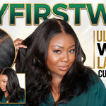 18" Full Layered Straight Glue-less HD Lace Wig